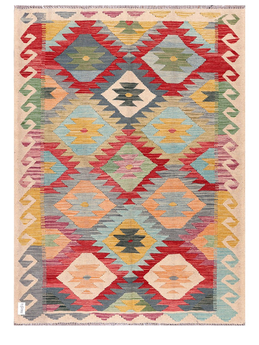 Maimana Afghanistan Kilim Rug - 171 x127 cm - Handmade