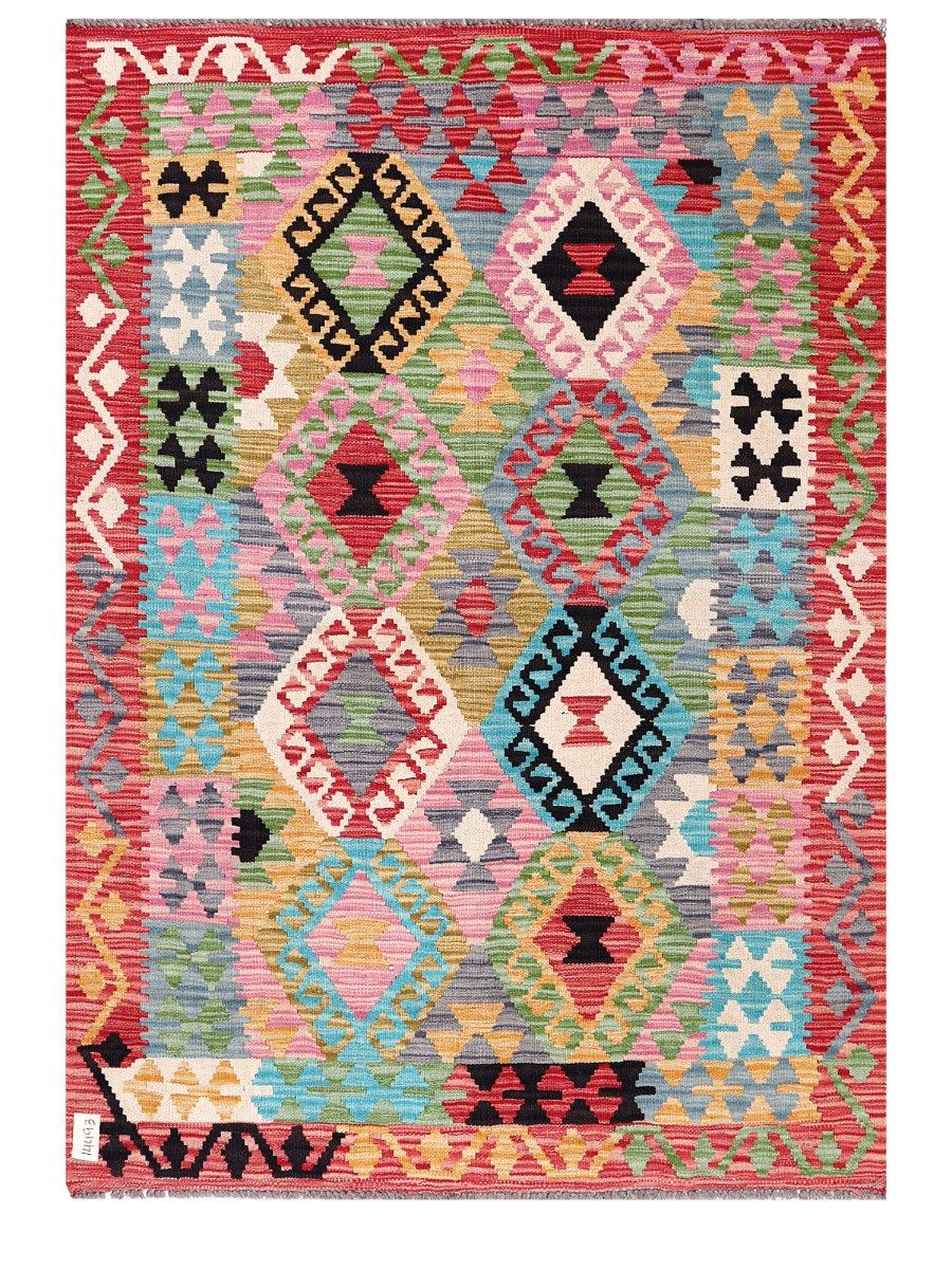 Maimana Afghanistan Kilim Rug - 175 x125 cm - Handmade