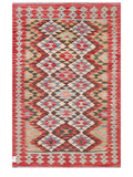 Maimana Afghanistan Kilim Rug - 179 x121 cm - Handmade