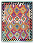 Maimana Afghanistan Kilim Rug - 170 x129 cm - Handmade