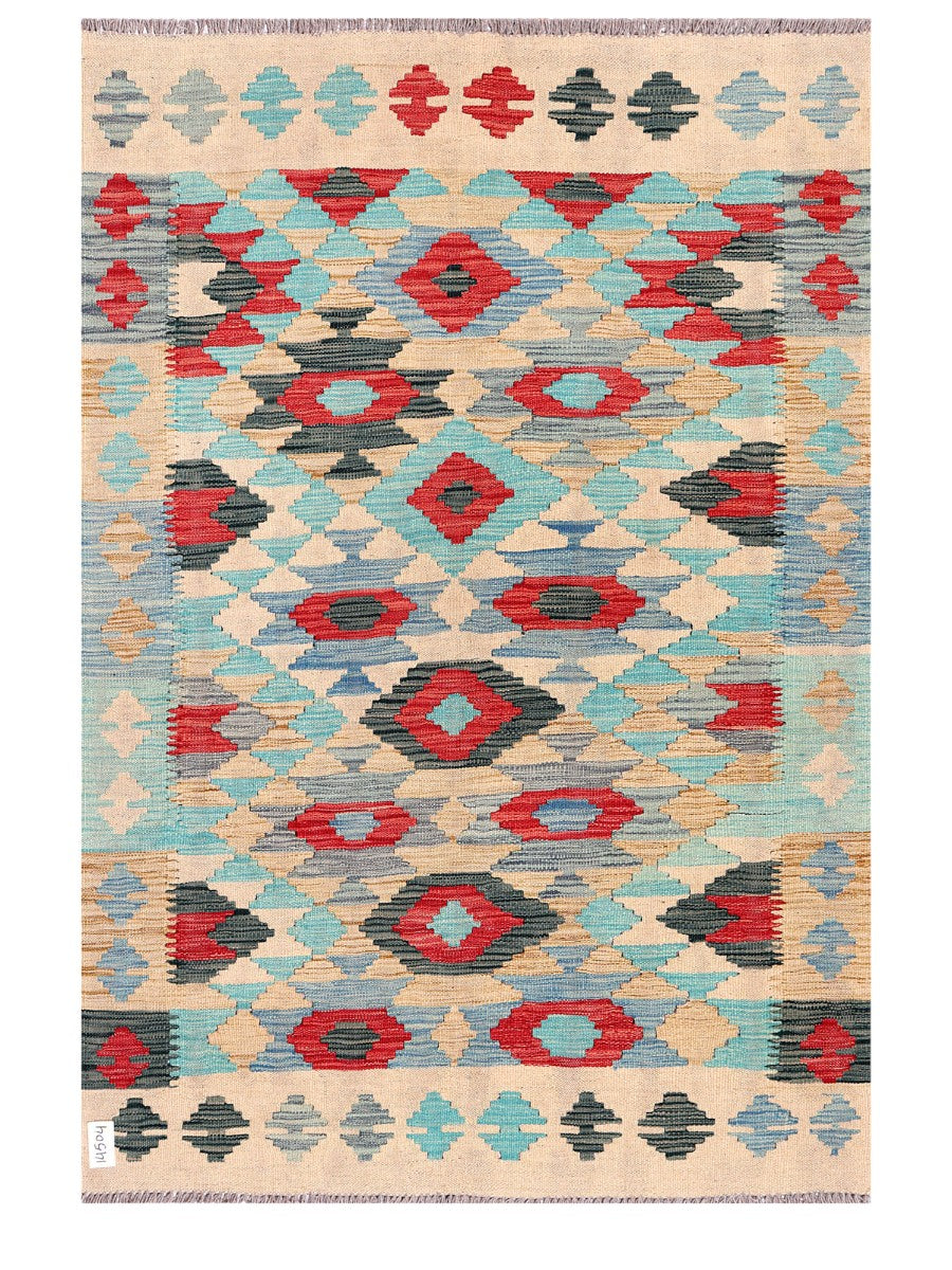 Maimana Afghanistan Kilim Rug - 172 x118 cm - Handmade