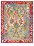 Maimana Afghanistan Kilim Rug - 172 x132 cm - Handmade