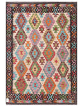Maimana Afghanistan Kilim Rug - 186 x132 cm - Handmade