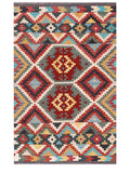 Maimana Afghanistan Kilim Rug - 187 x122 cm - Handmade