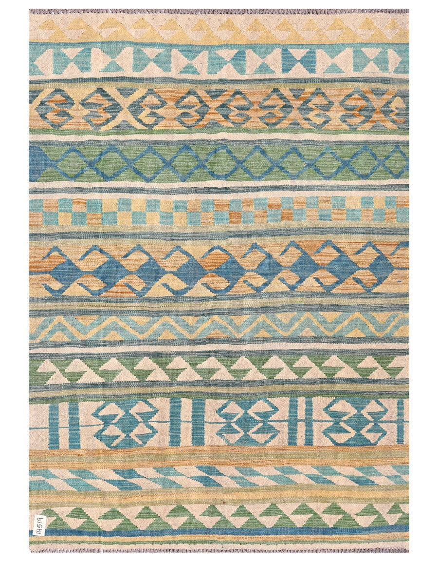 Maimana Afghanistan Kilim Rug - 175 x126 cm - Handmade