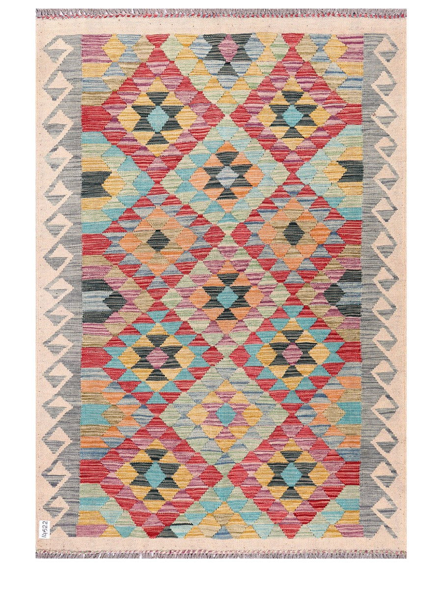Maimana Afghanistan Kilim Rug - 180 x125 cm - Handmade