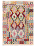 Maimana Afghanistan Kilim Rug - 186 x132 cm - Handmade