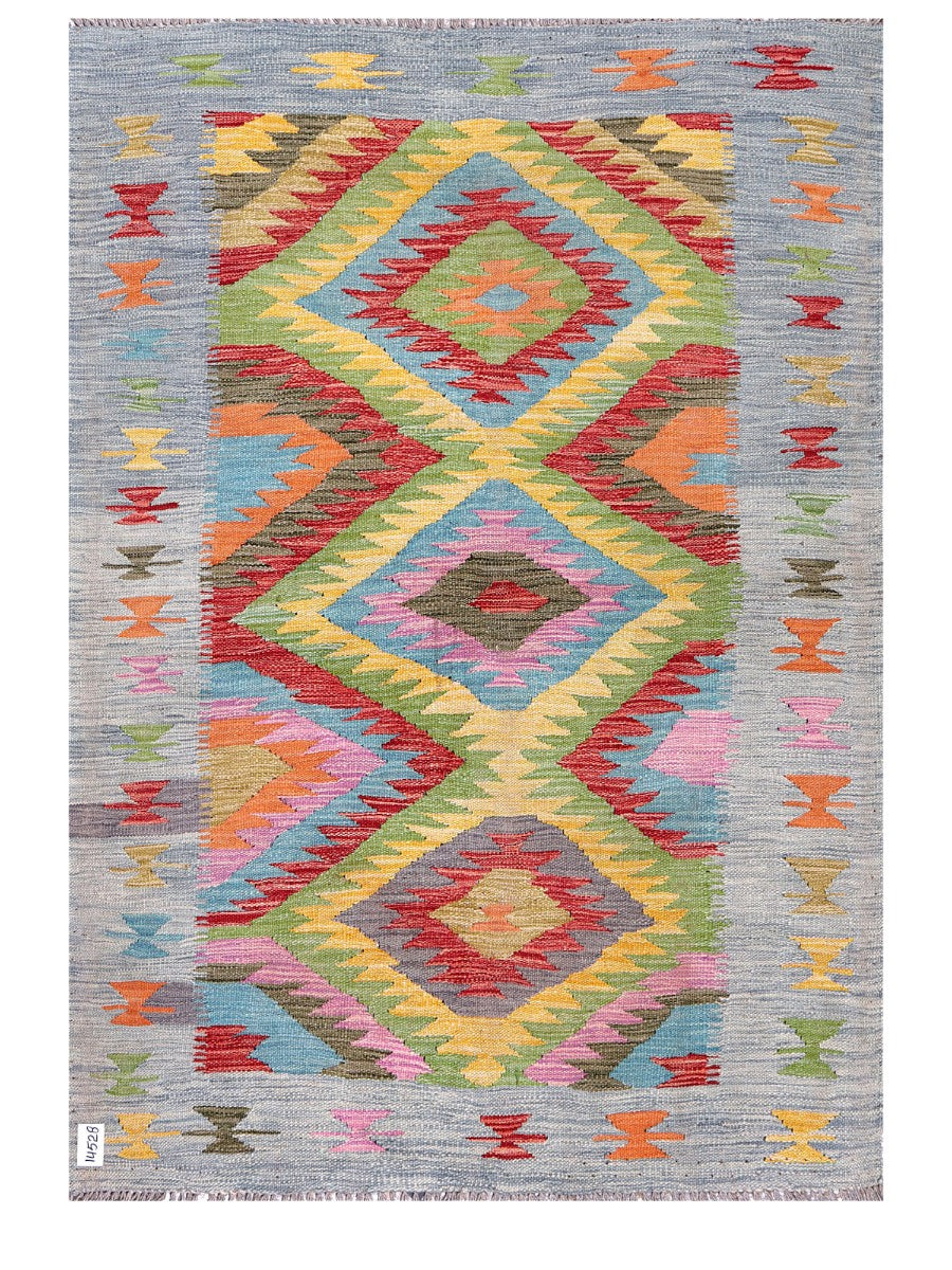 Maimana Afghanistan Kilim Rug - 175 x124 cm - Handmade