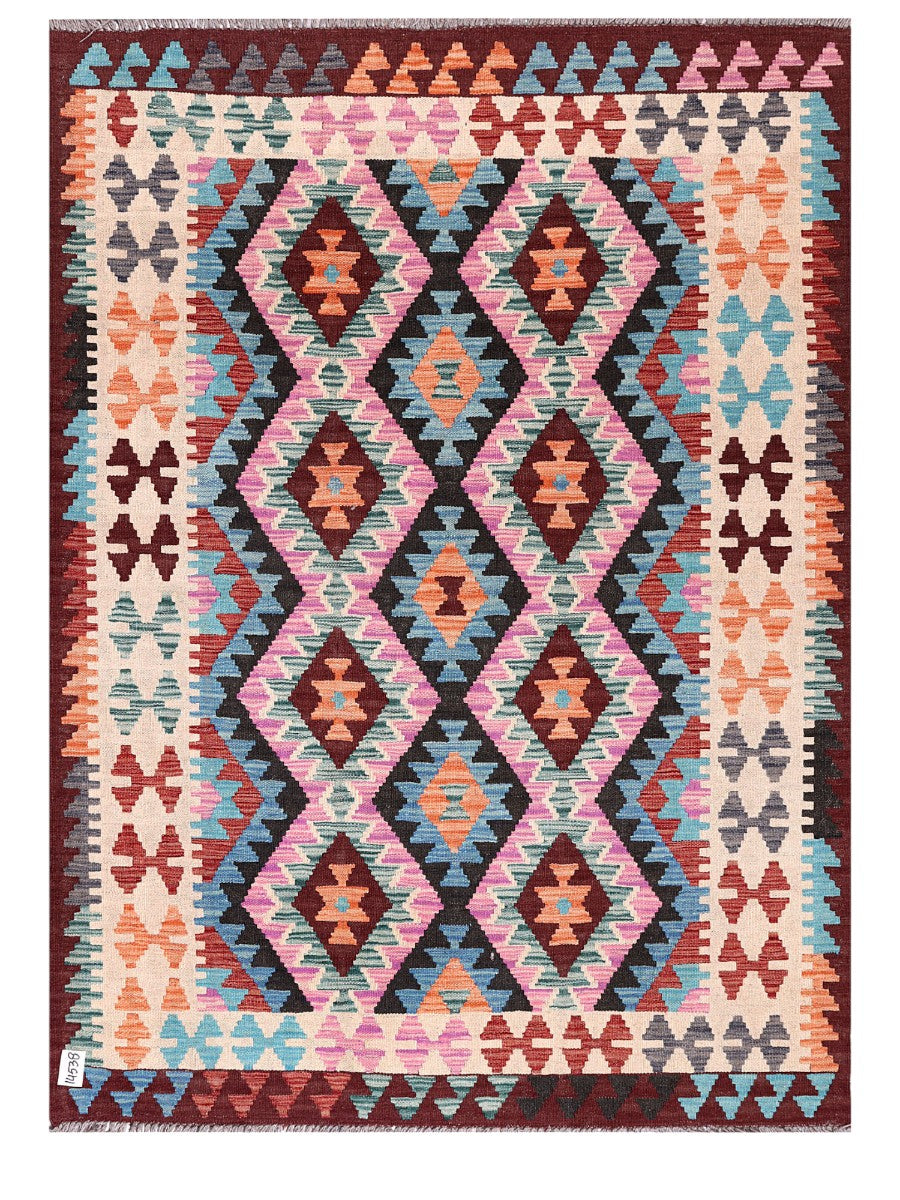 Maimana Afghanistan Kilim Rug - 177 x131 cm - Handmade