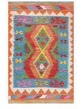 Maimana Afghanistan Kilim Rug - 179 x118 cm - Handmade