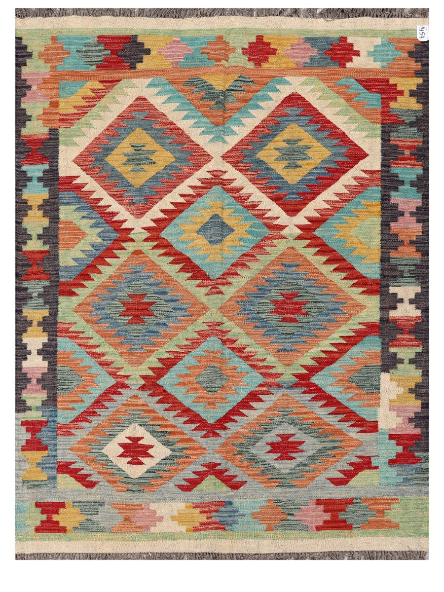 Maimana Afghanistan Kilim Rug - 200 x150 cm - Handmade