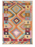 Maimana Afghanistan Kilim Rug - 184 x132 cm - Handmade