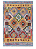 Maimana Afghanistan Kilim Rug - 177 x122 cm - Handmade