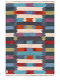 Maimana Afghanistan Kilim Rug - 187 x126 cm - Handmade