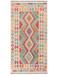 Maimana Afghanistan Kilim Rug - 197 x102 cm - Handmade