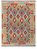 Maimana Afghanistan Kilim Rug - 201 x151 cm - Handmade