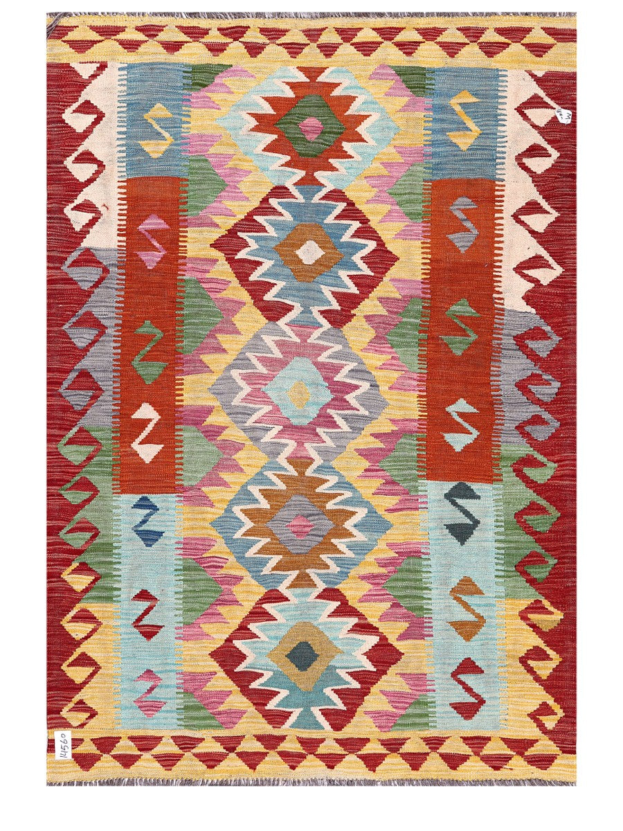 Maimana Afghanistan Kilim Rug - 170 x120 cm - Handmade