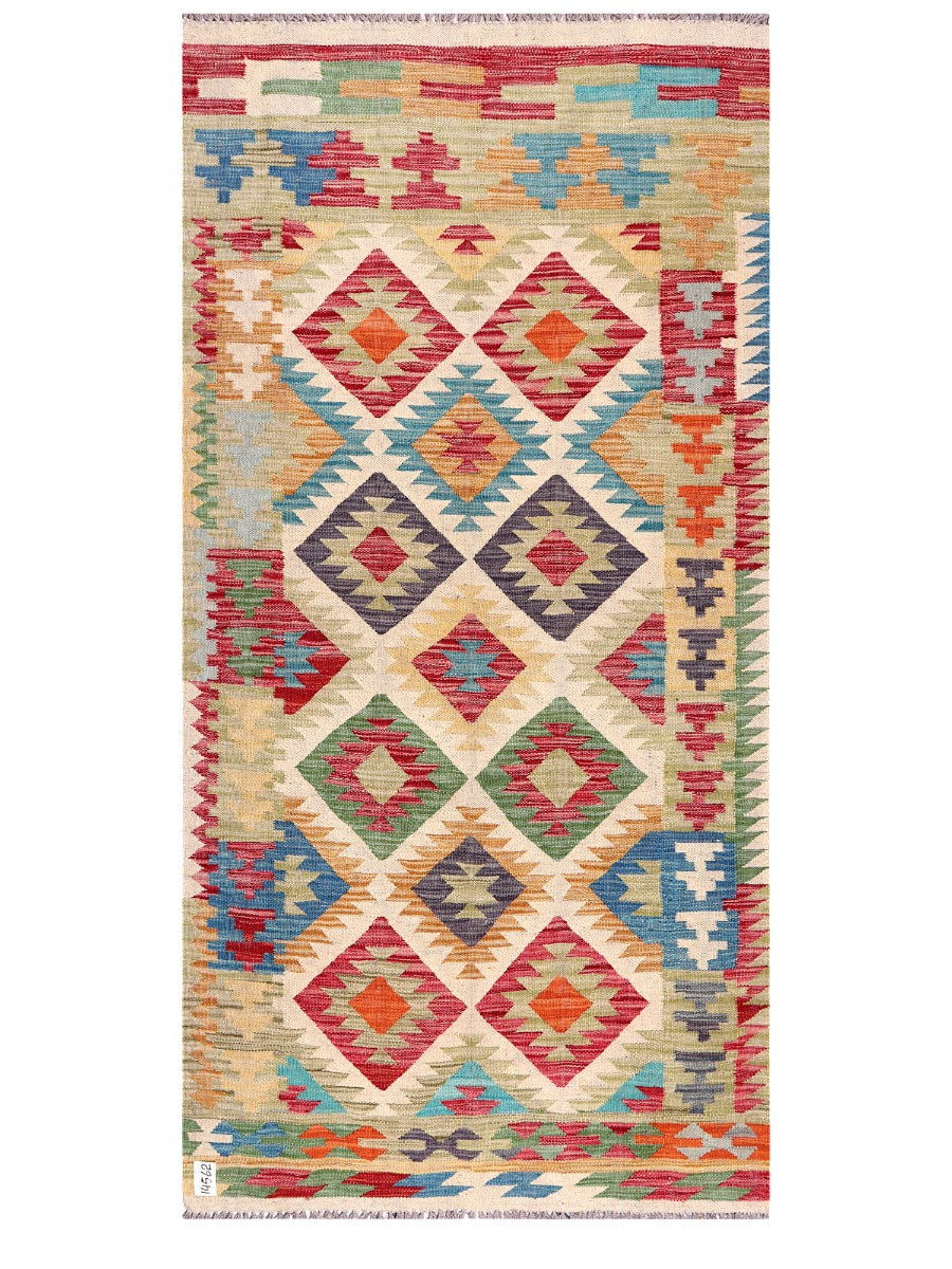 Maimana Afghanistan Kilim Rug - 200 x100 cm - Handmade