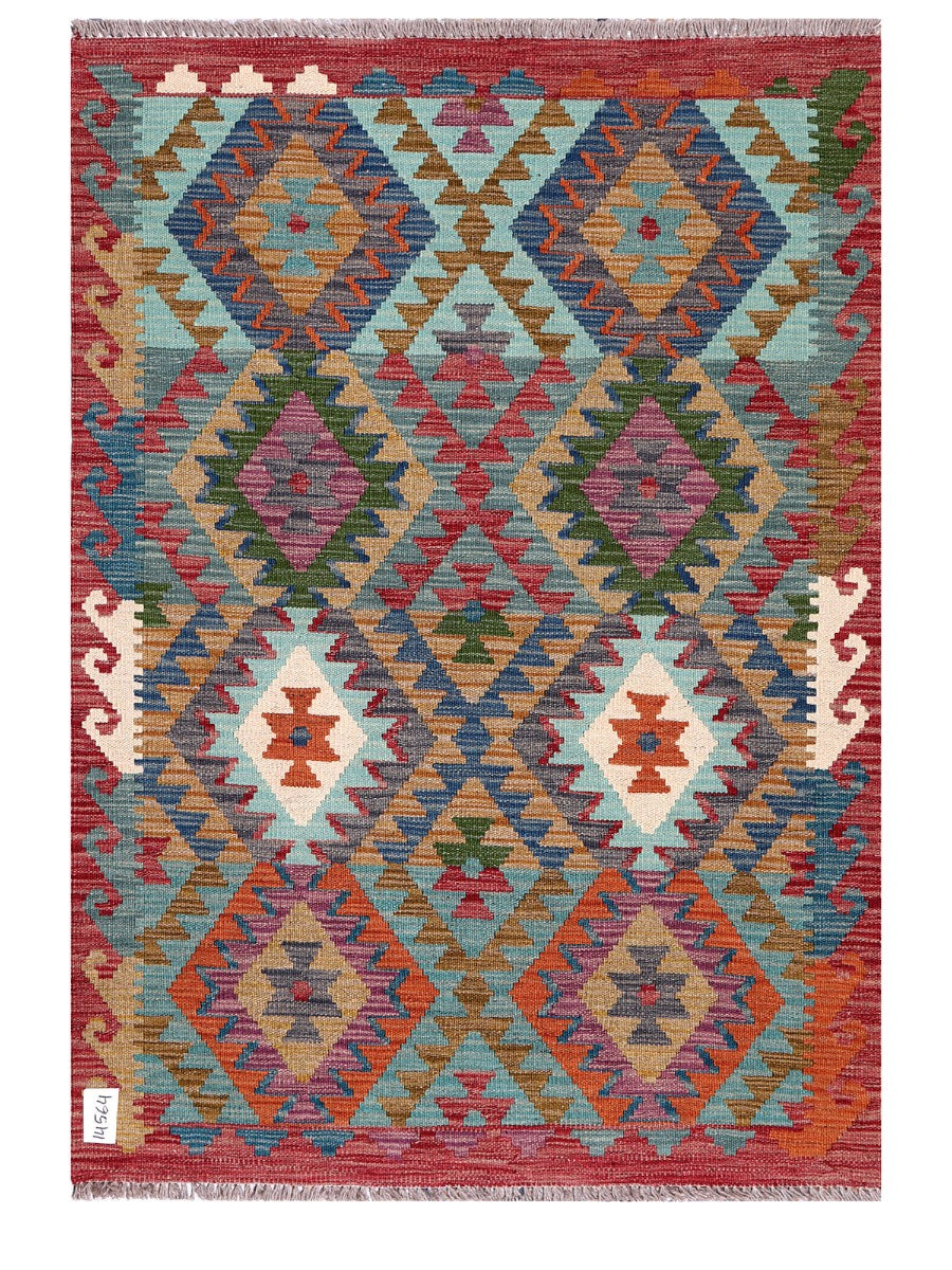 Maimana Afghanistan Kilim Rug - 151 x107 cm - Handmade