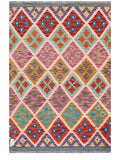 Maimana Afghanistan Kilim Rug - 153 x106 cm - Handmade