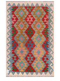 Maimana Afghanistan Kilim Rug - 154 x102 cm - Handmade