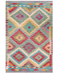 Maimana Afghanistan Kilim Rug - 147 x99 cm - Handmade