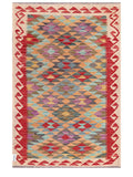 Maimana Afghanistan Kilim Rug - 157 x106 cm - Handmade