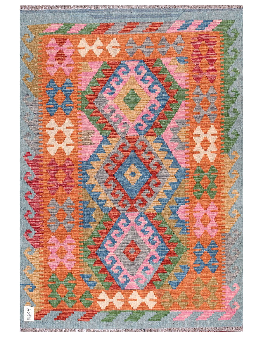 Maimana Afghanistan Kilim Rug - 150 x106 cm - Handmade