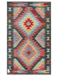 Maimana Afghanistan Kilim Rug - 154 x96 cm - Handmade