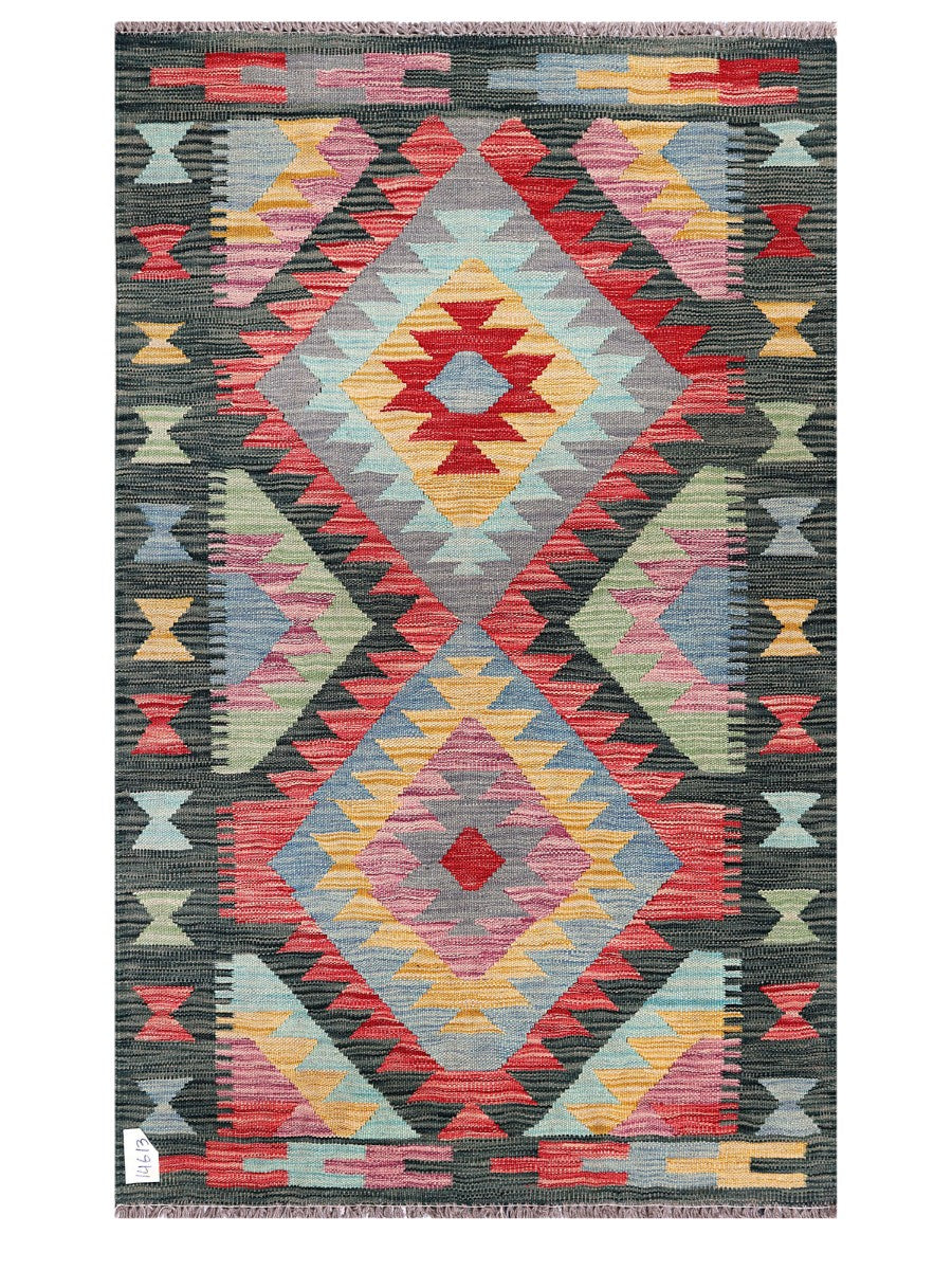 Maimana Afghanistan Kilim Rug - 154 x96 cm - Handmade