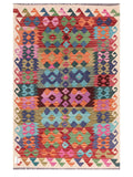 Maimana Afghanistan Kilim Rug - 154 x102 cm - Handmade