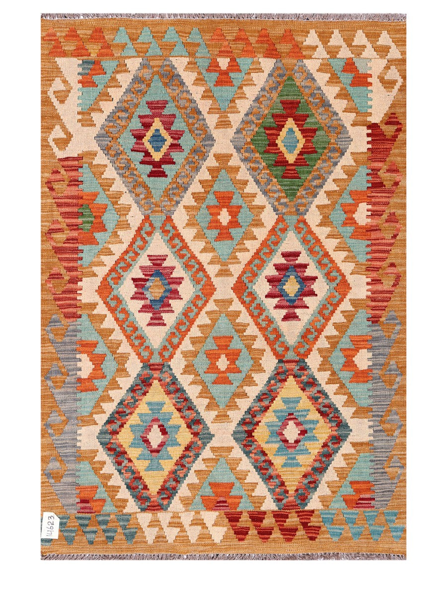 Maimana Afghanistan Kilim Rug - 152 x105 cm - Handmade