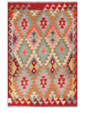 Maimana Afghanistan Kilim Rug - 153 x104 cm - Handmade