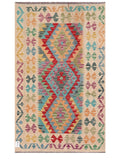 Maimana Afghanistan Kilim Rug - 163 x101 cm - Handmade