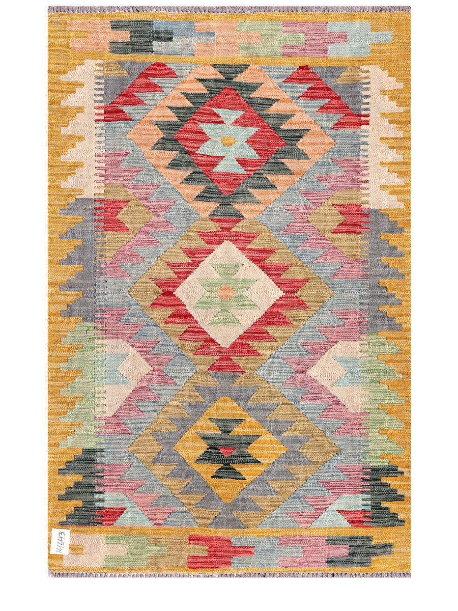 Maimana Afghanistan Kilim Rug - 149 x98 cm - Handmade