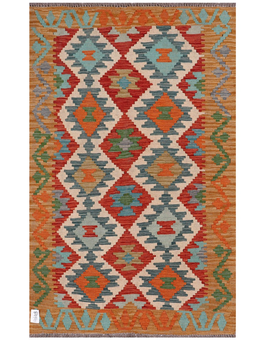 Maimana Afghanistan Kilim Rug - 160 x102 cm - Handmade