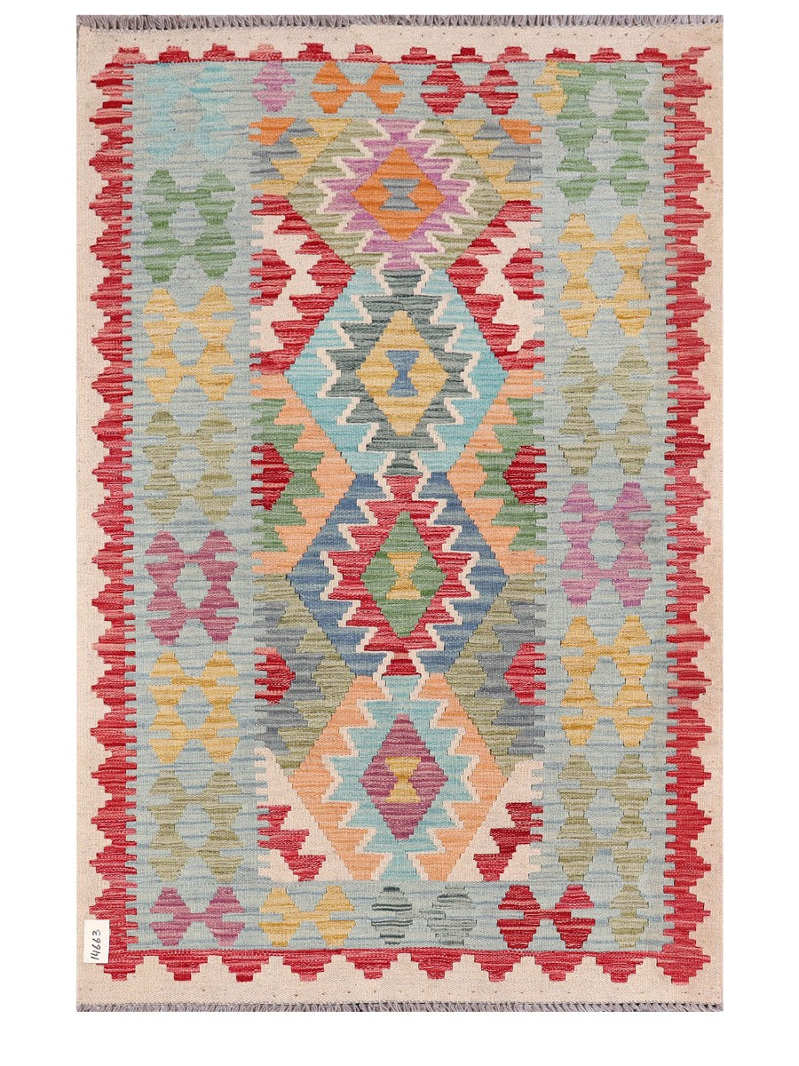 Maimana Afghanistan Kilim Rug - 157 x102 cm - Handmade