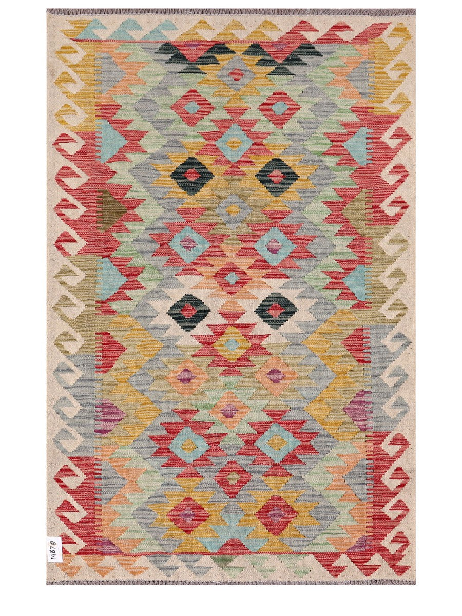 Maimana Afghanistan Kilim Rug - 151 x100 cm - Handmade