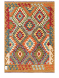 Maimana Afghanistan Kilim Rug - 141 x101 cm - Handmade