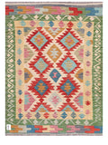 Maimana Afghanistan Kilim Rug - 144 x109 cm - Handmade