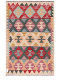 Maimana Afghanistan Kilim Rug - 143 x96 cm - Handmade