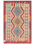 Maimana Afghanistan Kilim Rug - 155 x102 cm - Handmade