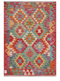 Maimana Afghanistan Kilim Rug - 155 x109 cm - Handmade