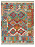 Maimana Afghanistan Kilim Rug - 201 x152 cm - Handmade