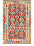 Maimana Afghanistan Kilim Rug - 146 x100 cm - Handmade