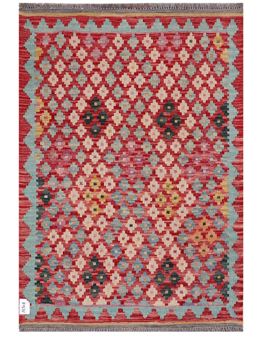Maimana Afghanistan Kilim Rug - 150 x106 cm - Handmade