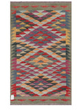 Maimana Afghanistan Kilim Rug - 158 x97 cm - Handmade