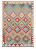 Maimana Afghanistan Kilim Rug - 139 x101 cm - Handmade