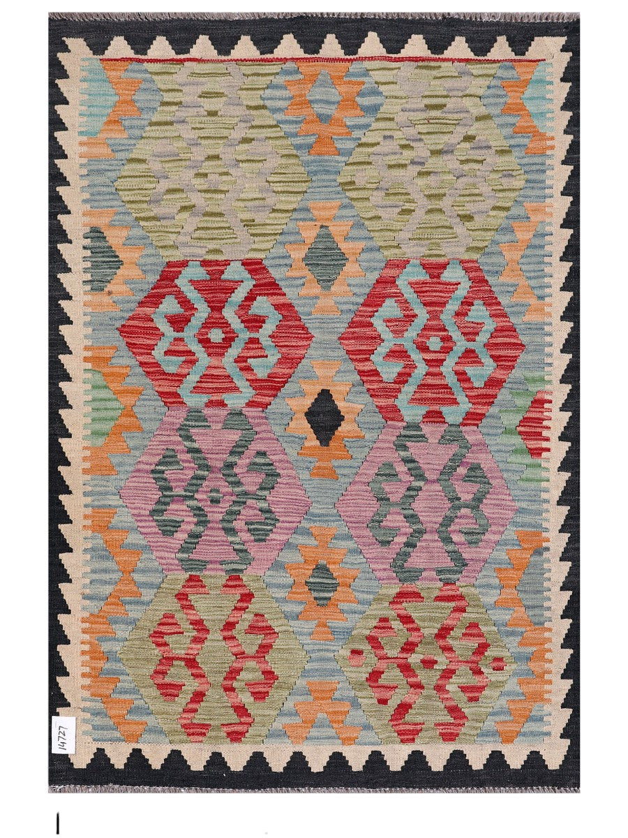 Maimana Afghanistan Kilim Rug - 152 x107 cm - Handmade