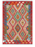 Maimana Afghanistan Kilim Rug - 147 x101 cm - Handmade